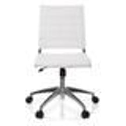 Siège de bureau de qualité professionnelle - hjh OFFICE - TRISHA - Blanc - similicuir