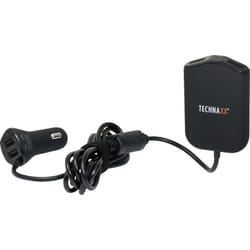 Technaxx Family Car Charger TE14 Smartphone Noir Allume-cigare Auto
