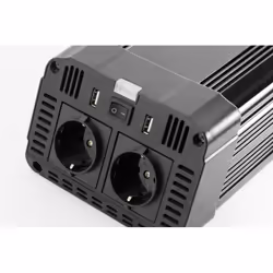Technaxx 1200W TE16 adaptateur de puissance & onduleur Intérieure Noir