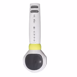 Technaxx BT-X36, Microphone de karaoké, 100 - 100000 Hz, 1%, Avec fil, 3,5 mm (1/8"), Blanc, Jaune