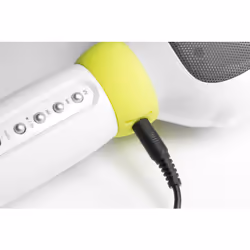 Technaxx BT-X36 Blanc, Jaune Microphone de karaoké