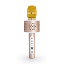 Technaxx PRO BT-X35 Or, Argent Microphone de karaoké
