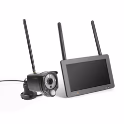 Technaxx TX-128, Caméra de sécurité IP, Extérieure, Avec fil, Externe, Sur bureau/mural, Noir