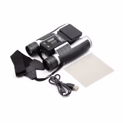 Technaxx TX-142, 12x, 2,5 cm, Noir, Argent, 485 g