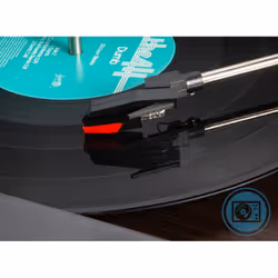 Technaxx TX-137 Tourne-disque entraîné par courroie Noir, Bois Semi-automatique - Vue supplémentaire 5