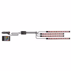 Technaxx TX-140, Intérieure, Ambiance, Noir, Blanc, 48 ampoule(s), 1,4 m, CC