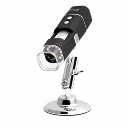 Technaxx TX-158, Microscope numérique, Noir, Argent, 1000x, 50x, LED, Blanc