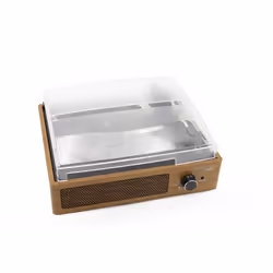 Technaxx TX-186 Tourne-disque entraîné par courroie Noir, Bois