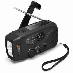 Technaxx TX-238, Portable, Analogique et numérique, AM, FM, Noir, ABS, Monochromatique