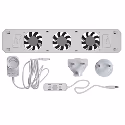 Technaxx TX-302, Blanc, Ventilateur, Ventilateur, 1,8 m, 35 m³/h, 345 mm