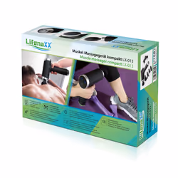 Technaxx LX-013 masseur ABS, Dos, Genou, Épaules Noir, Argent