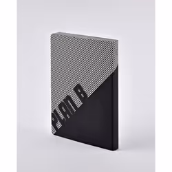nuuna Graphic L bloc-notes A5 256 feuilles Noir, Blanc