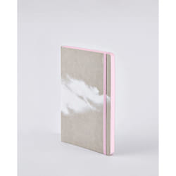 nuuna Book M bloc-notes A5 176 feuilles Gris, Rose, Blanc