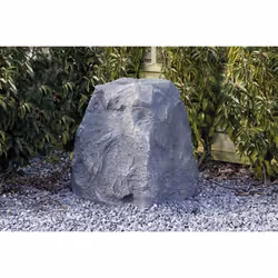 Décoration de jardin - ARNUSA - Faux Rocher 60x50 cm - Gris granit - Polyrésine