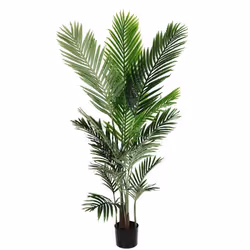 Palmier artificiel 140 cm KP610 Plante décorative en pot Real Touch