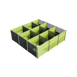 purVario 042-10055 module de classement de bureau Plastique Anthracite, Citron vert