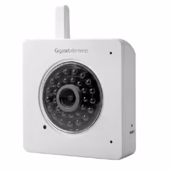 Gigaset S30851-S2518-R101, Caméra de sécurité IP, Intérieure, Avec fil &sans fil, CE REACH WEEE POP, Blanc, Boîte