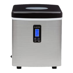 Klarstein Mr. Black Frost Machine à glaçon incornporé/sur pied 15 kg/24h 150 W Noir, Argent