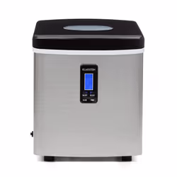 Klarstein Mr. Black Frost Machine à glaçon incornporé/sur pied 15 kg/24h 150 W Noir, Argent