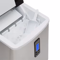 Klarstein Mr. Black Frost Machine à glaçon incornporé/sur pied 15 kg/24h 150 W Noir, Argent - Vue supplémentaire 4