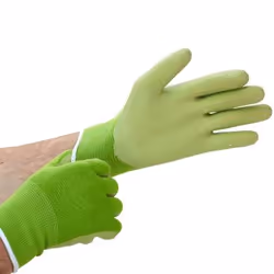 Fair Zone 4260365858456 Gant de protection Gants de jardin Vert Coton, Caoutchouc 1 pièce(s)