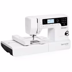bernette Chicago 7, Noir, Blanc, broderie, coudre, en une étape, LED, Boutons, USB
