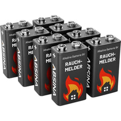 401005-8 Pile 6LR61 (9V) alcaline(s) 9 v 8 pc(s) - Absina