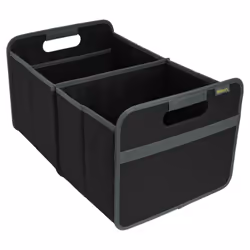 meori A100001, Boîte de rangement, Noir, Rectangulaire, Polyester, Monochromatique, Intérieure