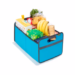 meori A100013 Boîte de rangement Rectangulaire Polyester Bleu