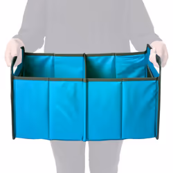 meori A100013 Boîte de rangement Rectangulaire Polyester Bleu