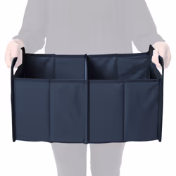 meori A100114 Boîte de rangement Panier de rangement Rectangulaire Polyester Bleu