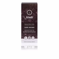 Khadi KD37, Marron, Dark Brown, Femmes, Brillant, Indigofera Tinctoria (Indigo), Lawsonia Inermis (Henna), Emblica Officinali ...