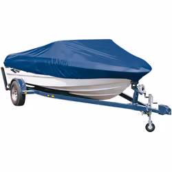 Couverture de bateau Cette couverture de haute qualité, hydrofuge offre une protection parfaite pour votre bateau, votre cano ...