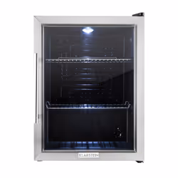 Klarstein 10027672, 65 L, 42 dB, E, Noir, Acier inoxydable