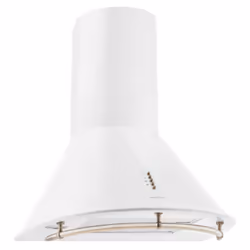 Klarstein Prima Retro, 500 m³/h, Conduit / Recirculation, Monté au mur, Métallique, Blanc, Acier inoxydable, Boutons
