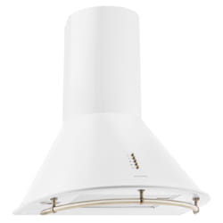 Klarstein Prima Retro Monté au mur Métallique, Blanc 500 m³/h D