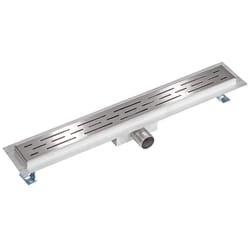 TecTake 401271 Évacuation au sol Gris