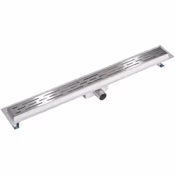 Caniveau de douche en acier inoxydable  gris