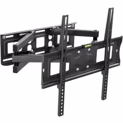 TecTake 401288, 139,7 cm (55"), 50 x 50 mm, 400 x 400 mm, 5 - -15°, Acier, Noir