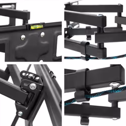 TecTake 401288 support pour téléviseur 55" Noir