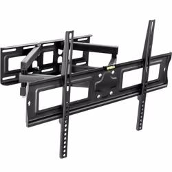 TecTake 401289, 165,1 cm (65"), 50 x 50 mm, 600 x 400 mm, 5 - 15°, Acier, Noir