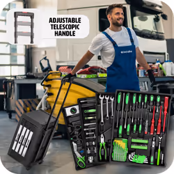 TecTake 401487 Boîte à outils Noir
