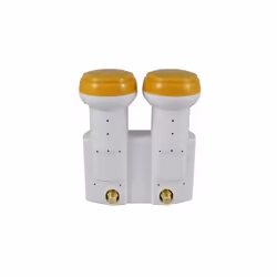 LNB Monobloc Twin - Golden Media - GI-206 - 01 dB - Full HD - 3D Ready