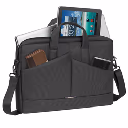 Rivacase 8731 15.6" Sac Messenger Gris - Vue supplémentaire 4
