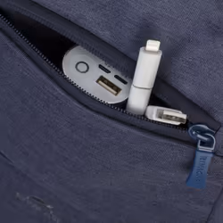 Rivacase 7760 15.6" Étui sac à dos Bleu - Vue supplémentaire 6