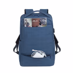 Rivacase 8365 17.3" Sac à dos Bleu - Vue supplémentaire 6