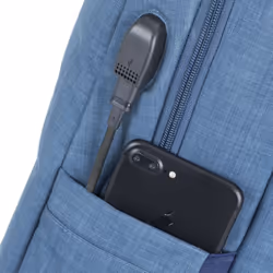 Rivacase 8365 17.3" Sac à dos Bleu - Vue supplémentaire 9