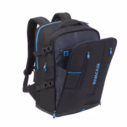 Rivacase 7860 17.3" Étui sac à dos Noir, Bleu - Vue supplémentaire 4