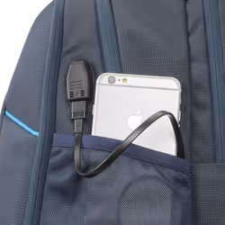 Rivacase 7861 17.3" Sac à dos Bleu - Vue supplémentaire 8