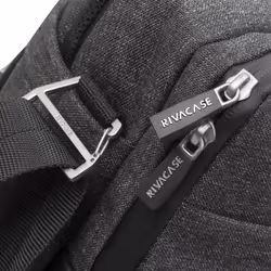 Rivacase Lantau 15.6" Malette Noir, Gris - Vue supplémentaire 8